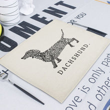 Load image into Gallery viewer, Dachshund Dog Table Napkins
