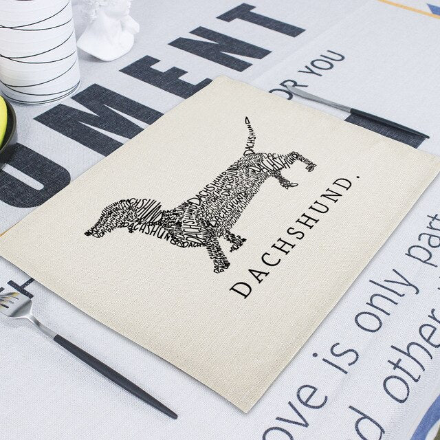 Dachshund Dog Table Napkins