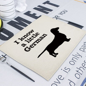 Dachshund Dog Table Napkins